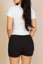 Load image into Gallery viewer, Ribbed Round Neck Short Sleeve Top