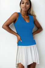 Load image into Gallery viewer, Ribbed V-neck Sleeveless Top