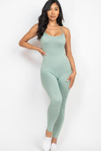 Load image into Gallery viewer, Solid Bodycon Cami Jumpsuit