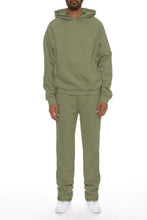 Load image into Gallery viewer, Men's Solid Stacked Flared Track Set