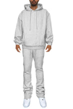 Load image into Gallery viewer, Men's Solid Stacked Flared Track Set