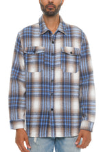 Load image into Gallery viewer, Mens Checkered Soft Flannel Shacket
