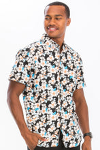 Load image into Gallery viewer, Mens Print Hawaiian Button Down Shirt