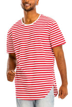 Load image into Gallery viewer, Striped Elongated Tshirt