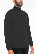 Load image into Gallery viewer, Mens Solid Turtleneck Sweater
