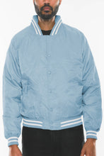 Load image into Gallery viewer, Mens Polyester Windbreaker Winter Bomber Jacket