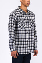 Load image into Gallery viewer, Regular Fit Checker Plaid Flannel Long Sleeve