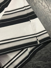 Load image into Gallery viewer, Old School Striped Pique Polo Shirt