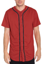 Load image into Gallery viewer, Solid Baseball T Shirt Jersey