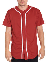 Load image into Gallery viewer, Solid Baseball T Shirt Jersey