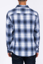 Load image into Gallery viewer, Regular Fit Checker Plaid Flannel Long Sleeve