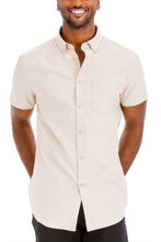 Load image into Gallery viewer, Men's Casual Short Sleeve Solid Shirts