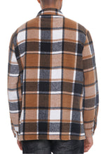 Load image into Gallery viewer, Mens Checkered Soft Flannel Shacket