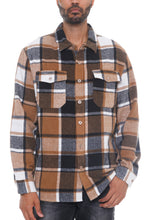 Load image into Gallery viewer, Mens Checkered Soft Flannel Shacket