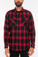Load image into Gallery viewer, Full Plaid Checkered Flannel Long Sleeve