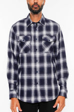 Load image into Gallery viewer, Full Plaid Checkered Flannel Long Sleeve
