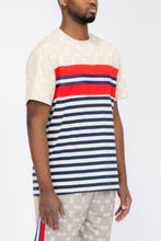 Load image into Gallery viewer, Chain Link Print Short Sleeve Tshirt