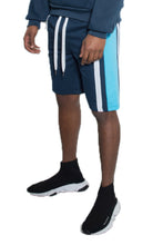 Load image into Gallery viewer, Mens Color Block Stripe Sweat Shorts