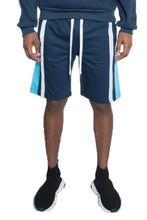 Load image into Gallery viewer, Mens Color Block Stripe Sweat Shorts