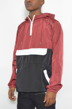 Load image into Gallery viewer, Color Block Anorak Jacket Pullover Windbreaker