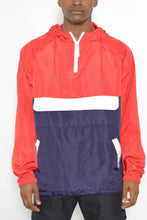 Load image into Gallery viewer, Color Block Anorak Jacket Pullover Windbreaker