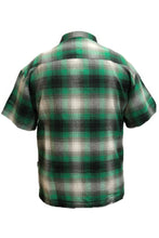 Load image into Gallery viewer, Mens Plaid Short Sleeve Flannel