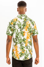 Load image into Gallery viewer, Mens Print Hawaiian Button Down Shirt