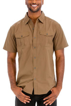 Load image into Gallery viewer, Two Chest Pocket Short Sleeve Shirt