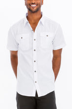 Load image into Gallery viewer, Two Chest Pocket Short Sleeve Shirt