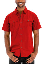 Load image into Gallery viewer, Two Chest Pocket Short Sleeve Shirt
