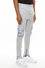 Load image into Gallery viewer, Heathered Cotton Blend Joggers