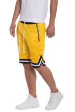 Load image into Gallery viewer, Striped Band Solid Basketball Shorts
