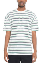 Load image into Gallery viewer, Striped Round Neck Tshirt