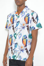 Load image into Gallery viewer, Mens Tucan Parrot Print Resort Button Down Shirt