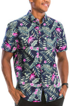 Load image into Gallery viewer, Hawaiian Print Button Down Shirt