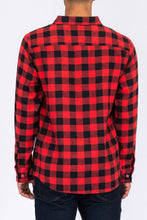 Load image into Gallery viewer, Regular Fit Checker Plaid Flannel Long Sleeve