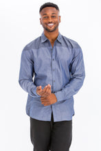Load image into Gallery viewer, Men's Two Tone Long Sleeve Button Down Shirt