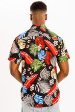 Load image into Gallery viewer, Mens Print Hawaiian Button Down Shirt