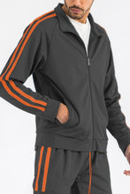 Load image into Gallery viewer, Two Stripe Track Jacket