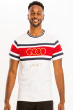 Load image into Gallery viewer, Good Vibes 3d Design Print Gold Foil