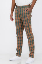 Load image into Gallery viewer, Men Plaid Trouser Pants