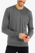 Load image into Gallery viewer, Solid Color Round Neck Sweater