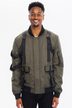 Load image into Gallery viewer, Mens Utility Strap Jacket
