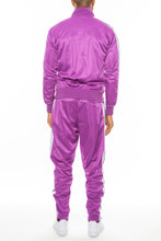 Load image into Gallery viewer, Striped Tape Front Pleat Track Suit
