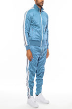 Load image into Gallery viewer, Striped Tape Front Pleat Track Suit