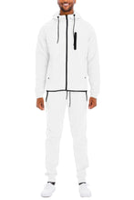 Load image into Gallery viewer, Mens Full Zip Sweat Pant Sweat Set