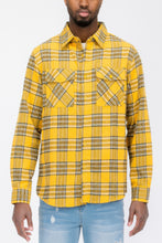 Load image into Gallery viewer, Long Sleeve Flannel Full Plaid Checkered Shirt