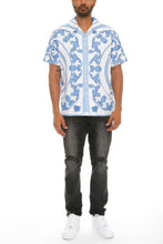Load image into Gallery viewer, Mens Collared Print Button Down