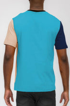 Load image into Gallery viewer, Mens Color Block T Shirt