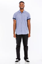 Load image into Gallery viewer, Men's Casual Short Sleeve Solid Shirts